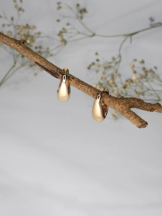 Classic Gold Chunky Hoop Earrings