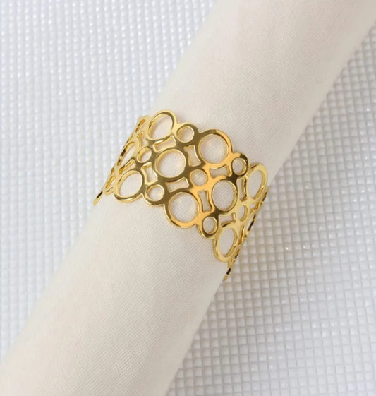 Shining Diva Fashion Gold Plated Stylish Cuff Bracelet