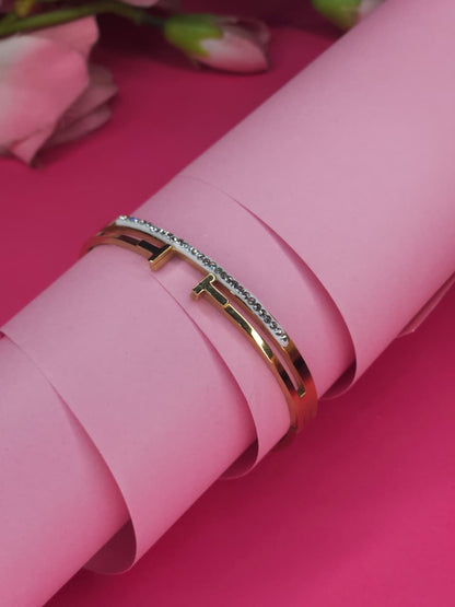 Gold Plated Multi Stone Bracelet