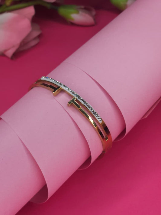 Gold Plated Multi Stone Bracelet