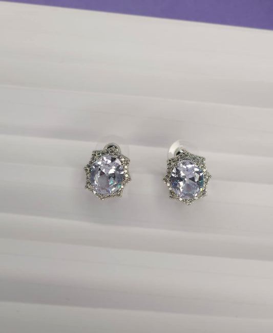 Eternal Sparkle Crystal Jewelry Set - Silver Tone